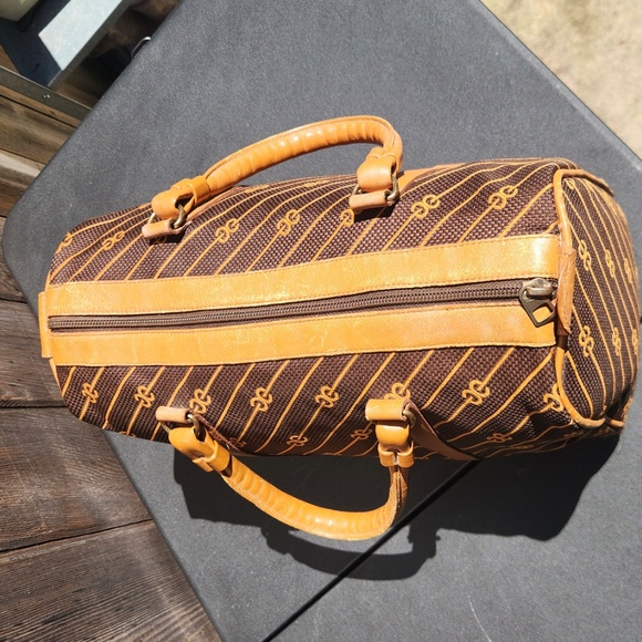 Vintage Gucci Centennial Canvas and Leather Handbag - Picture 9 of 13